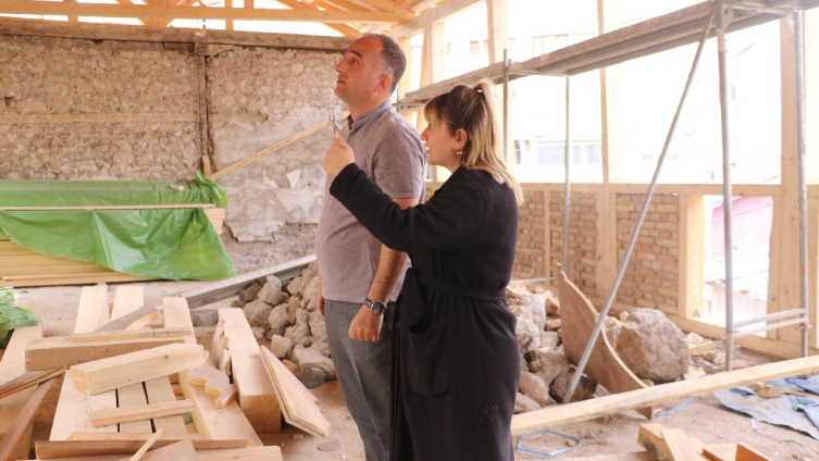 Asırlık çarşıdaki restorasyonda sona gelindi